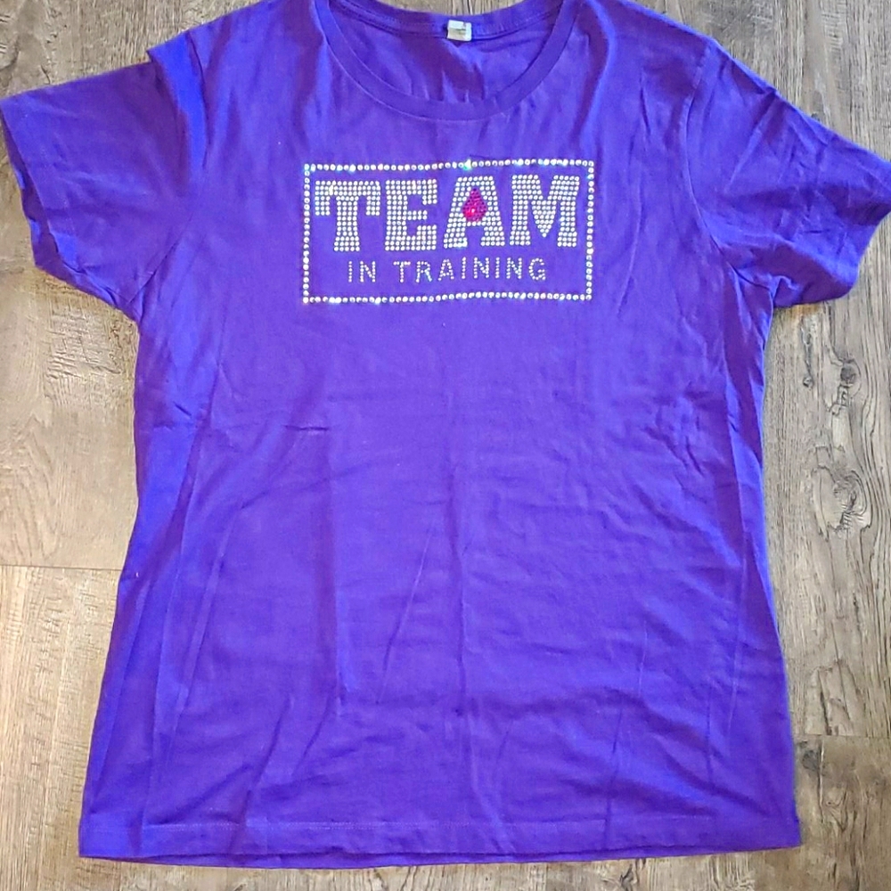 Rhinestone Team In Training LLS Leukemia Society